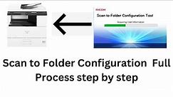 Ricoh how to Setup Scan to Folder on Ricoh Printer | | how to Configure Scan Folder on Ricoh Device.