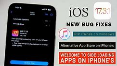 iOS 17.3.1 is Officially Released | Alternative App Stores on iPhone Coming in March in Telugu By PJ