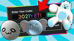 ALL 2021 *8 CODES!* Roblox Promo Codes For FREE Hats and Robux!