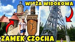 ZWIEDZAMY ZAMEK CZOCHA - Świeradów Zdrój - Wieża widokowa na Młynicy - Dwór obronny w Maciejowcu!
