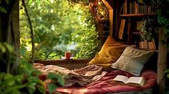 Beautiful old reading nook in the Garden as you secret place to relax Ambience