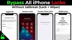 How to Bypass iPhone Lock Screen Without Losing Data | Remove All Locks in iOS without Jailbreak