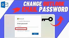 How to Change Password of Outlook Account | Reset Outlook Password