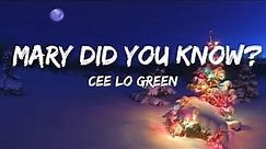 Cee Lo Green - Mary Did You Know (Lyrics)