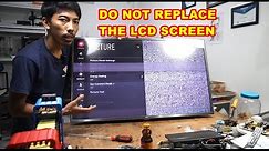 How to Fix #LCD #TV #Horizontal Screen Lines