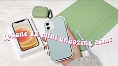 iPhone 12 mini unboxing📱| galaxy S10 plus and iphone 5 comparison | aesthetic 🌸 green apple 🍏