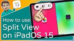 How to use SPLIT VIEW on iPadOS 15