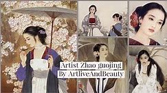 68 Paintings By Zhao Guojing And Wang Meifang | A Contemporary Chinese painter | ArtLiveAndBeauty