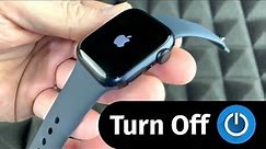 How to Turn Off Apple Watch Series 7