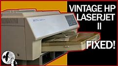 Classic 1980's HP LaserJet II Printer Restoration