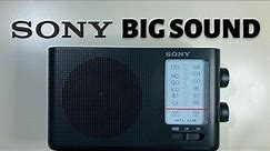 Sony ICF-19 AM FM Portable Radio Unboxing and Review