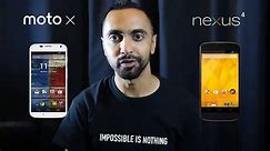 Moto X vs Nexus 4 Review