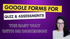 Make Google Forms for Math Assessment and Quiz in Minutes!