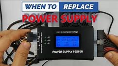 how to use power supply tester