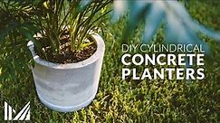 How to Make DIY Concrete Planters and Drip Trays
