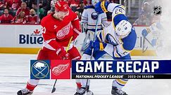 Sabres @ Red Wings 4/7 | NHL Highlights 2024