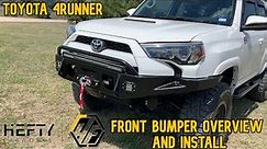 Hefty Fabworks 5th Gen 4Runner Front Bumper Overview and Install