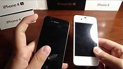 How to tell the difference between the iPhone 4 GSM and 4S! SIDE BY SIDE COMPARISON!