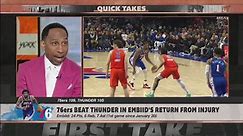 Why Stephen A. doesn't see a 76ers run even with Embiid