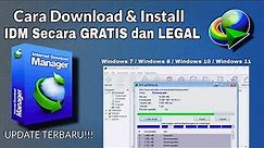 Cara Download & Install IDM Gratis dan Legal - internet download manager