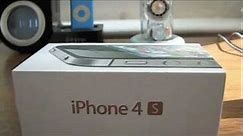 Black iPhone 4S Unboxing and Setup (HD)