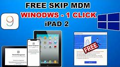Free Windows Method for iPad 2 iOS 9.3.5/9.3.6 Skip/Bypass MDM Profile on Windows|3uTools Mdm Bypass