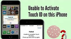Unable to Activate Touch ID on this iPhone | Unable to Complete Touch ID Setup