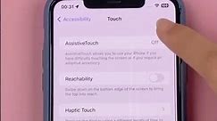 Turn on White Dot on Screen | Assistive Touch iPhone #iphone #iphonetips