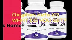 Oxyphen Keto XR BHB Ketogenic Formula - Eliminate Fat, Lean Mass Muscles