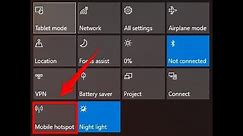 How to Connect PC Internet to Mobile via HotSpot WIFI 2019!