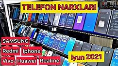 Telefon Narxlari May 2021 Samsung Redmi Iphone Realme Huawei Vivo