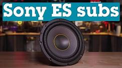 Sony Mobile ES series 12-inch subwoofers | Crutchfield