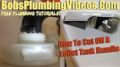 How to fix a Toilet -Toilet Handle Replacement.