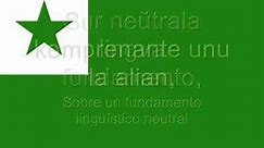 Himno de Esperanto La Espero National Anthem