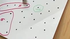 Great dot paper game 🎲👌 Play this game with your kid anywhere you go! 👍 #activitiesforkids #learnthroughplay #gameforkids #everydayplay