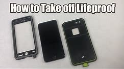 How to Take a Lifeproof Fre Case Off Any iPhone