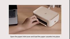 HPRT 4x6 Photo Printers | 300 DPI High Resolution Instant Photo Printer | CP4100 Thermal Sublimation Wireless Photo Printer | for iPhone/Android/Laptop/MacBook | Support AR Video Printing