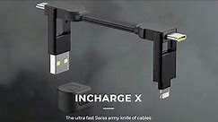 inCharge-X Universal 100W USB Cable Review | Rolling square