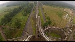 Colossos Complete Roller Coaster POV Heide Park Germany Intamin Woodie