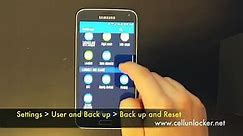 Samsung Galaxy S5 Tutorial - How to Factory Reset & Backup Galaxy S5 Instructions & Guide