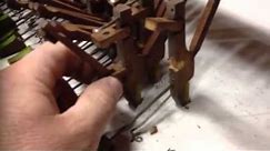Repairing an Old Upright Piano Action.