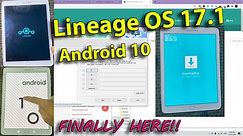 How to install Lineage OS 17.1 - Android 10 Q on Samsung Galaxy Tab S2