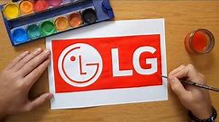 How to draw the LG logo 2023