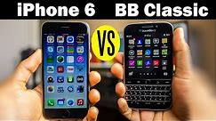 BlackBerry Classic Vs iPhone 6 Full Hands-On Comparison