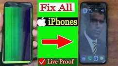 Fix All iPhone Flashing Green Screen |How to fix iPhone X blinking screen green | iPhone Screen FIX