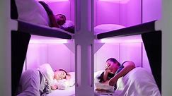 Airline unveils economy-class sleeping pods