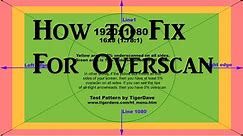 How to Fix Overscan on your TV