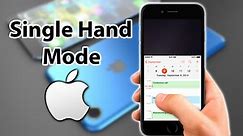 How to use single hand mode on new iPhones with gesture navigation support