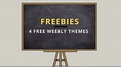 4 Amazing Free Weebly Templates - Part 1 by Roomy Themes
