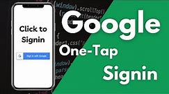 How to Implement Google One Tap SignIn on Android